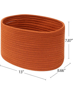 Cesta Tejida CubesLand Conjunto de 3 Cestas Almacenamiento 33x22x20cm 2