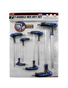 Juego de Llaves Hexagonales T Métricas Performance Tool W1712, 7 Piezas 2