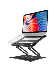 Soporte Ajustable para Laptop Urmust Negro 10-15.6" Ergonómico