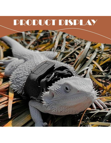 Correa y Arnés Ajustable para Dragón Barbudo HOKABLE - 3 Tamaños