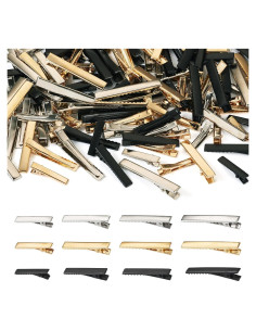 Clips de Pelo de Cocodrilo Beadthoven 120pcs Asortidos