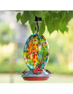 Alimentador de Colibrí de Vidrio Muse Garden - 2 Paquete 2