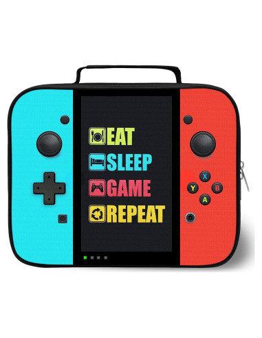 Caja de Almuerzo Gamer TILYTADLY 24.9x21.1cm Aislada