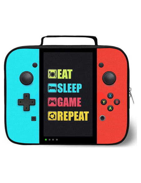 Caja de Almuerzo Gamer TILYTADLY 24.9x21.1cm Aislada