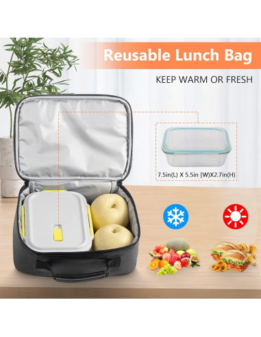 Caja de Almuerzo Gamer TILYTADLY 24.9x21.1cm Aislada