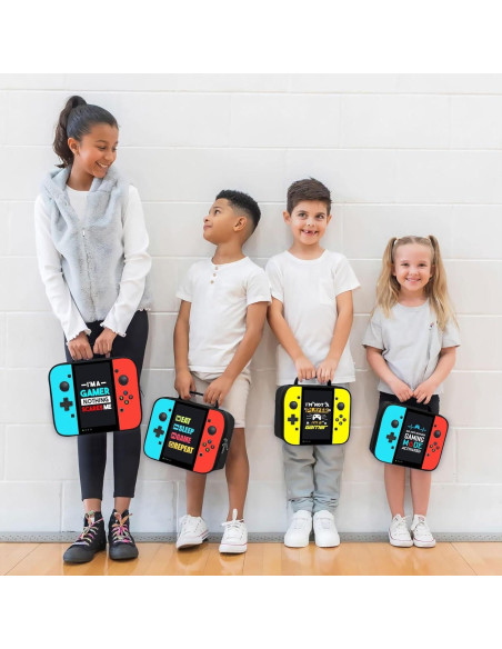 Caja de Almuerzo Gamer TILYTADLY 24.9x21.1cm Aislada