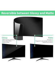 Filtro de Pantalla Privada Curvo DEJIMAX 32" Anti-reflejo 2