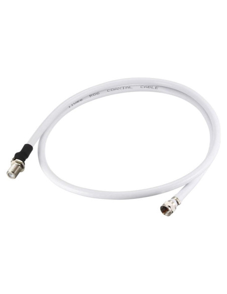 Cable Coaxial RG6 uxcell Macho a Hembra 1.22m 75 Ohm