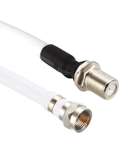 Cable Coaxial RG6 uxcell Macho a Hembra 1.22m 75 Ohm