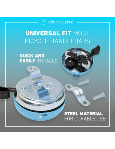 Campana Clásica para Bicicleta sixthreezero Unisex Azul Bebé