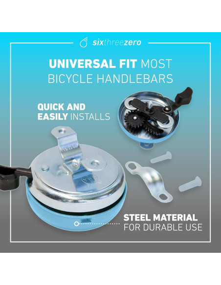 Campana Clásica para Bicicleta sixthreezero Unisex Azul Bebé