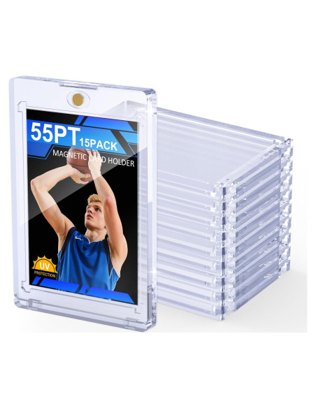 Soporte Magnético para Tarjetas SAMYUCHO 15ct 55pt Transparente