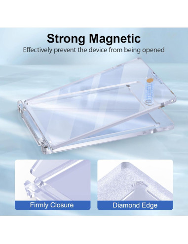 Soporte Magnético para Tarjetas SAMYUCHO 15ct 55pt Transparente