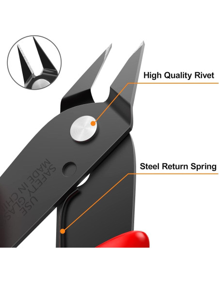 Cortador de Alambre BOENFU BF-170 Rojo 12.7 cm Precisión