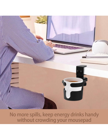 Soporte para Tazas KOXHERO con Abrazadera Ajustable 360