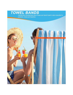 8 Clips de Correa para Toalla de Playa Seocsing - Mezcla Ocho 2