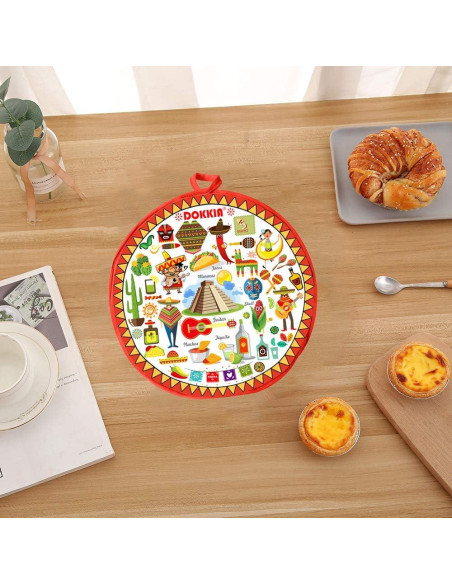 Calentador de Tortillas SOKKIA 30.48 cm Microondas Tela Aislada