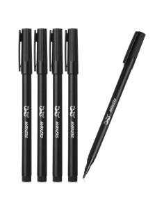 Marcadores de Jardín Mr. Pen, Negros, Paquete de 4 Unidades