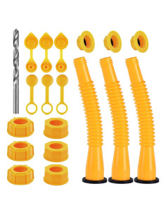 Kit de Boquillas de Lata de Gas FOANRIY - 3 Piezas Naranja