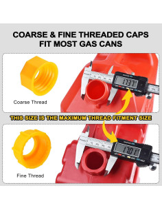 Kit de Boquillas de Lata de Gas FOANRIY - 3 Piezas Naranja 2