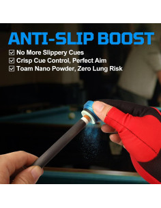 Soporte de Tiza de Billar Redondo Banly - Antideslizante y Portátil 2