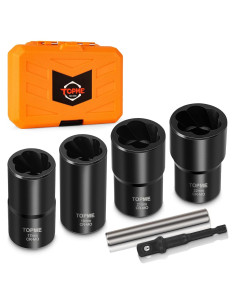Juego de Extractores de Tuercas de Rueda TOPME 6 Piezas 17-22mm