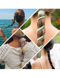 Sujetadores de Coleta Elásticos DAOSUN 63.5 cm Sin Daños - Paquete de 3 2