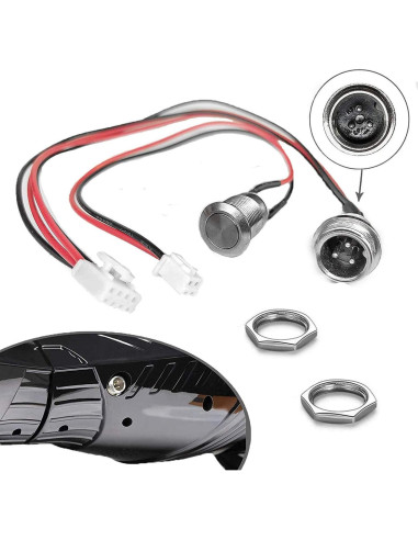 Puerto de Carga 3 Pines GLDYTIMES para Hoverboard Swegway