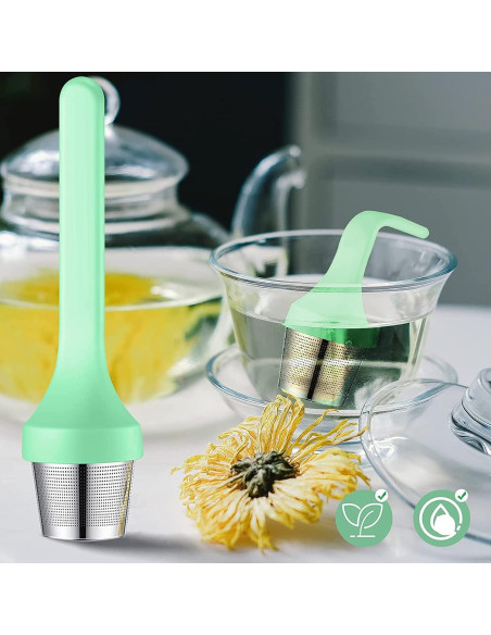 Infusor de Té Philbinden de Silicona Verde 4.2 cm