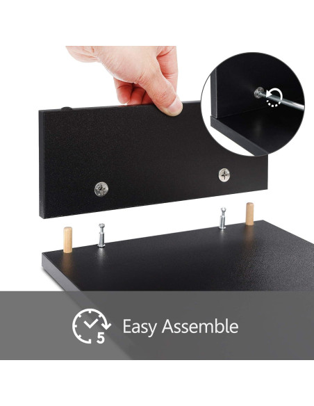 Soporte para Monitor FITUEYES de Madera 42.4 cm Negro