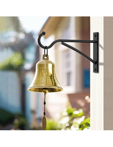 Ganchos para Plantas Saffruff 15 cm Metal Negro Paquete de 2