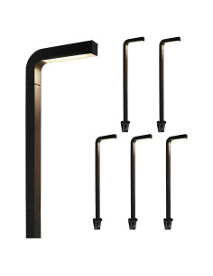 Luces LED de Jardín GKOLED 3W, Paquete de 6, Aluminio, IP65