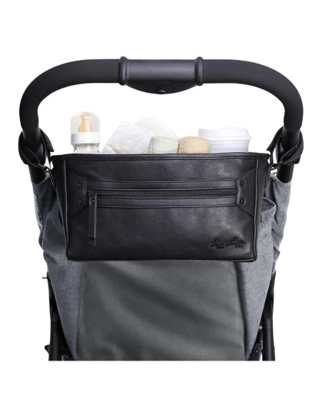 Caddy Ajustable para Carro Itzy Ritzy - Organizador Negro con Bolsillos