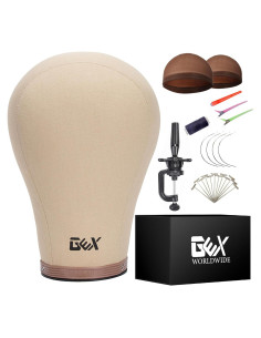 Cabeza de Maniquí de Corcho GEX 26.67 cm para Pelucas
