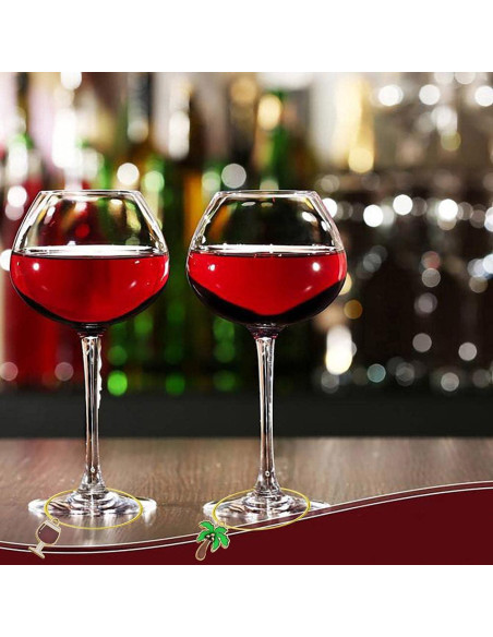 WOCRAFT 25 Juegos de Marcadores de Copas de Vino Playa