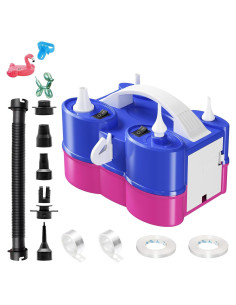 Bomba de aire eléctrica 3 en 1 Togvu para globos y flotadores