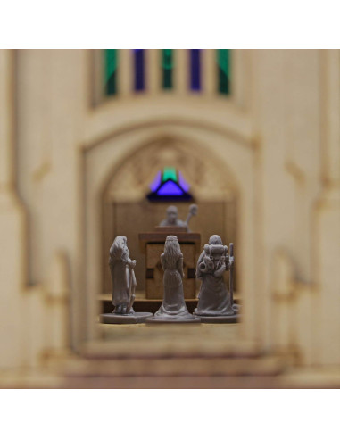 Templo de Madera TowerRex para D&D 28mm y 32mm