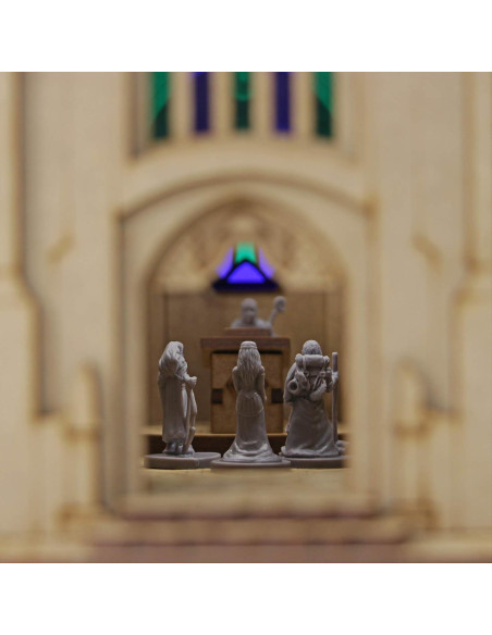 Templo de Madera TowerRex para D&D 28mm y 32mm