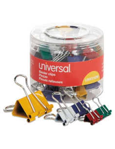 Clips de Carpeta Asortidos Universal 31026 - 30 Piezas