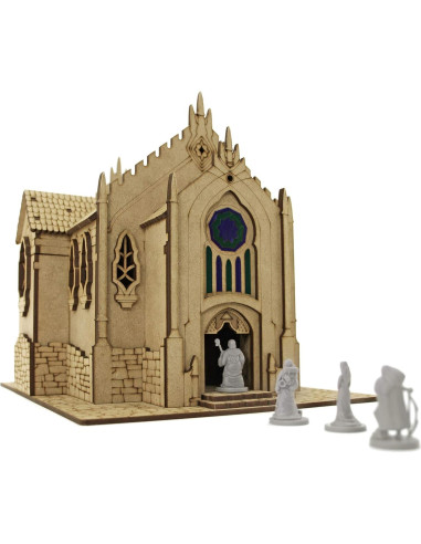 Templo de Madera TowerRex para D&D 28mm y 32mm