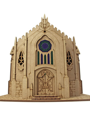 Templo de Madera TowerRex para D&D 28mm y 32mm