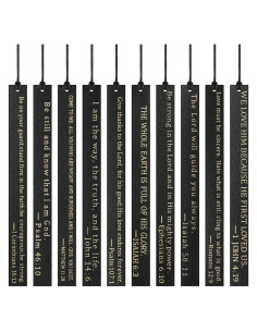 Marcadores de Piel Laumoi 10 Piezas Hechos a Mano Negro