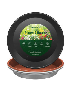 Paquete de 4 platos para plantas Maygrove 20 cm multicolor
