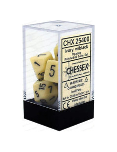 Dados Opacos Chessex CHX25400 Set Multicolor 7 Piezas