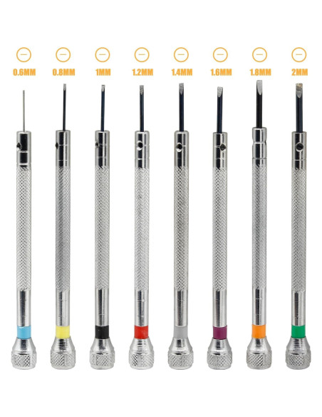 Juego de Destornilladores de Precisión Hordion 8 Piezas 0.6-2mm