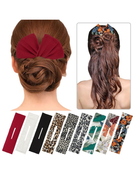 3 Piezas Hacedor de Moño Donut Flexible Spencer Happucation