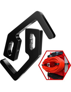 Soporte para Cables de Extensión Milwaukee Packout - Aluminio Negro 2