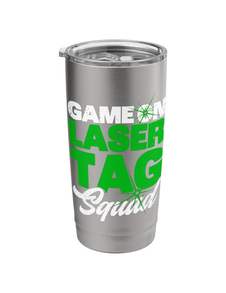 Taza Aislada de Acero Inoxidable 20 oz - Laser Tag Fiesta