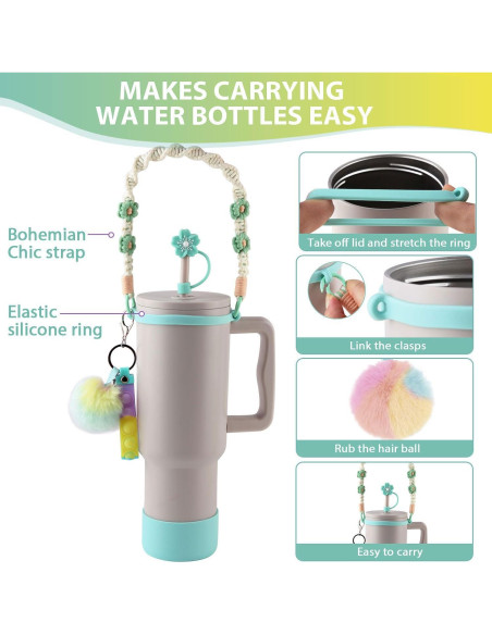 Juego de Accesorios para Taza Stanley Hmobnv 6 Piezas Verde