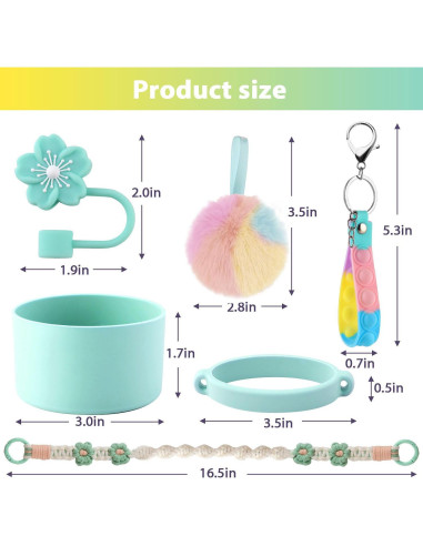 Juego de Accesorios para Taza Stanley Hmobnv 6 Piezas Verde